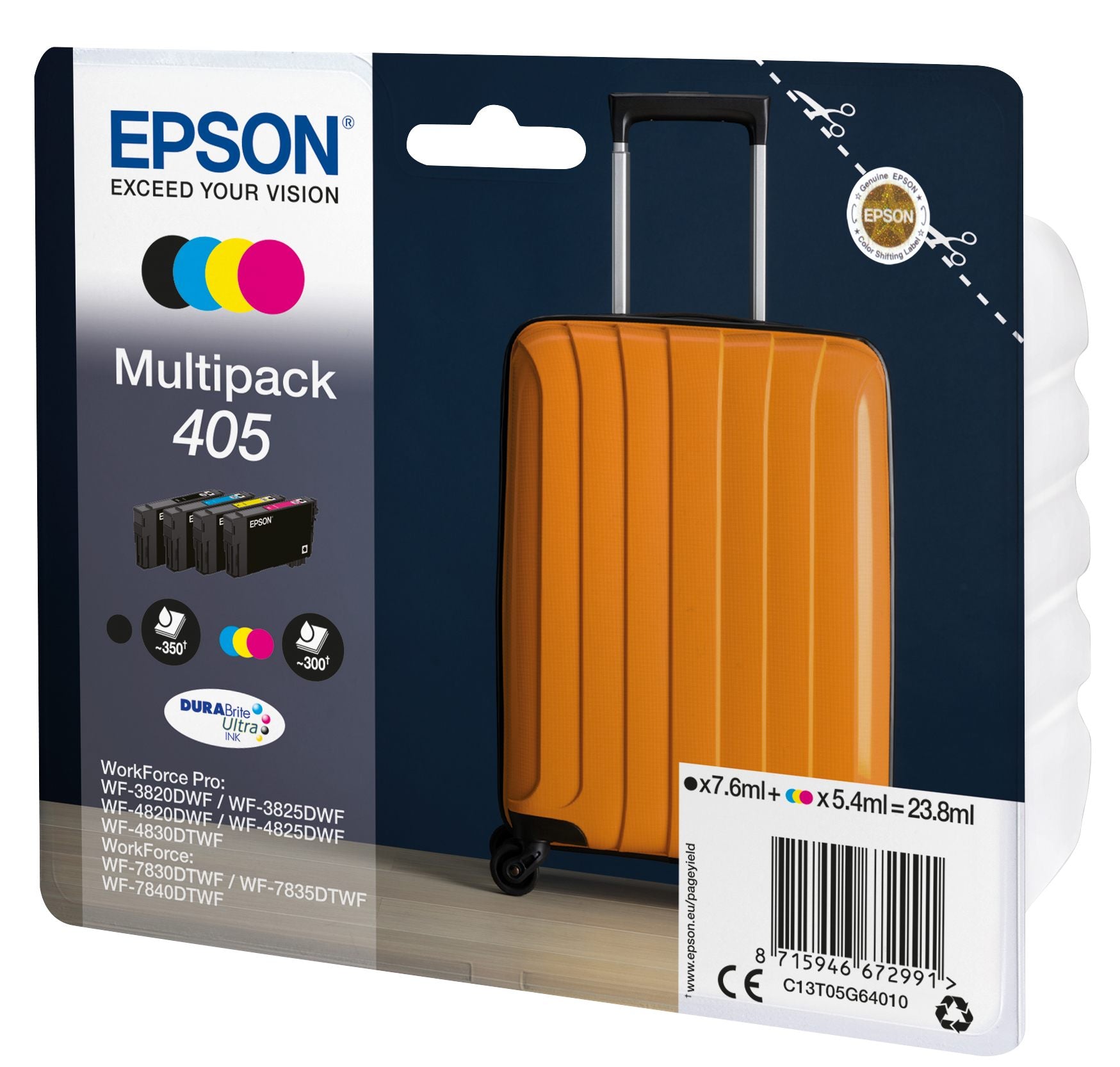 EPSON 2LB Multipack 4-colours 405 DURABrite Ultra Ink