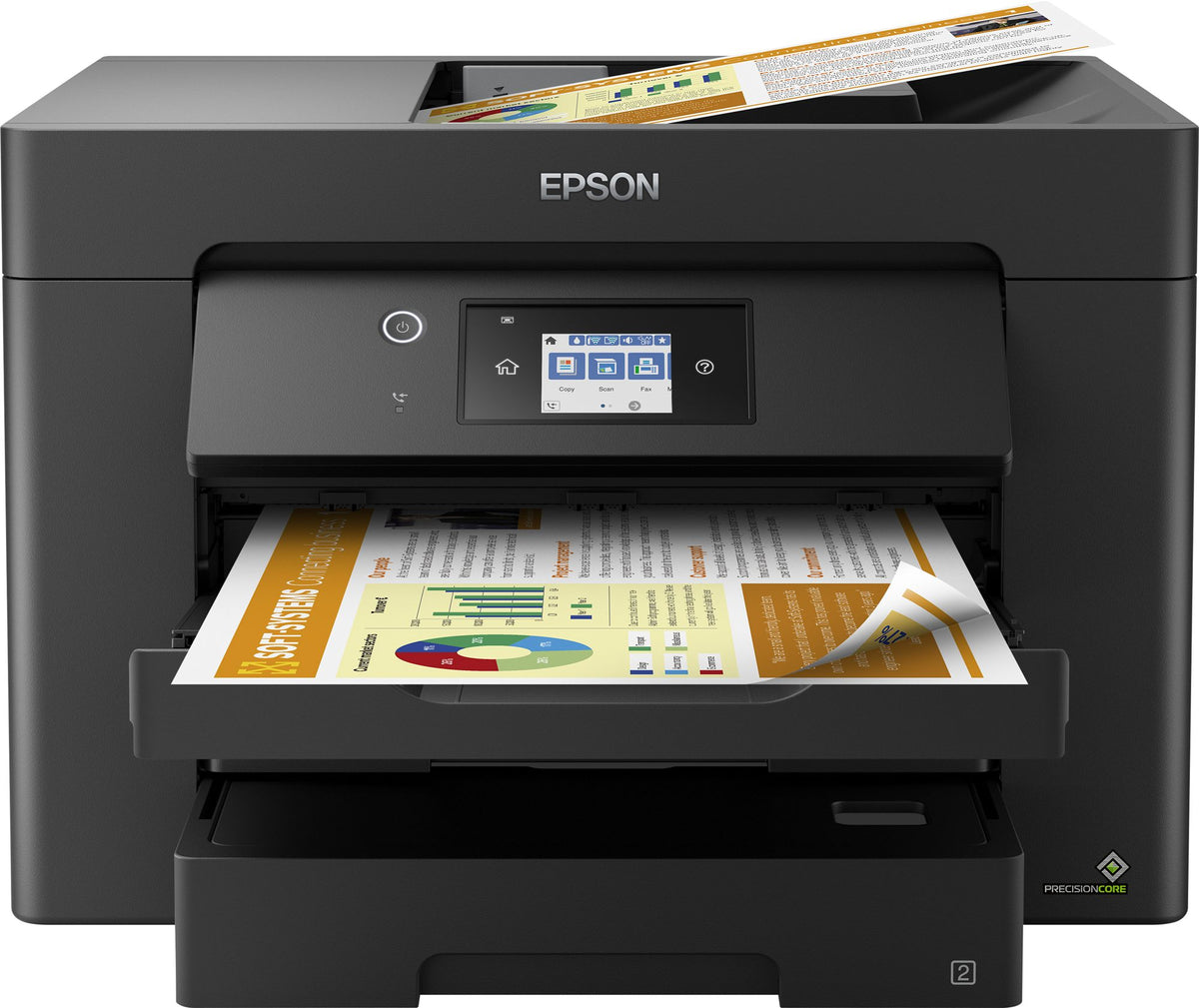 EPSON WorkForce WF-7830DTWF MFP colour ink-jet A3 297x420mm A3 25ppm print 500 sheets USB 2.0 LAN Wi-Fi