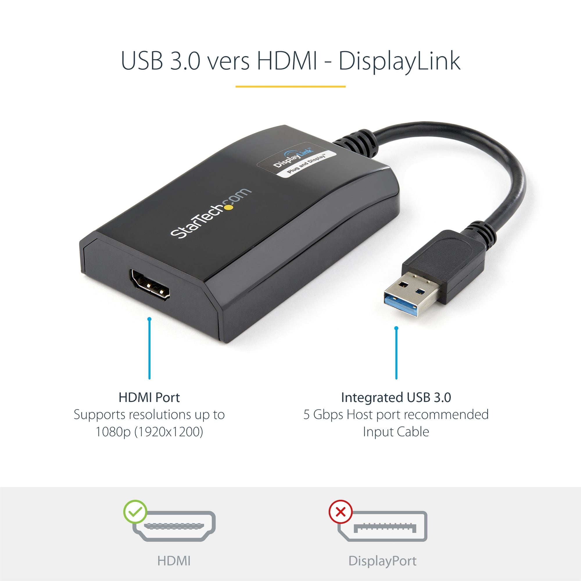 USB 3.0 to HDMI Video Graphics Adapter