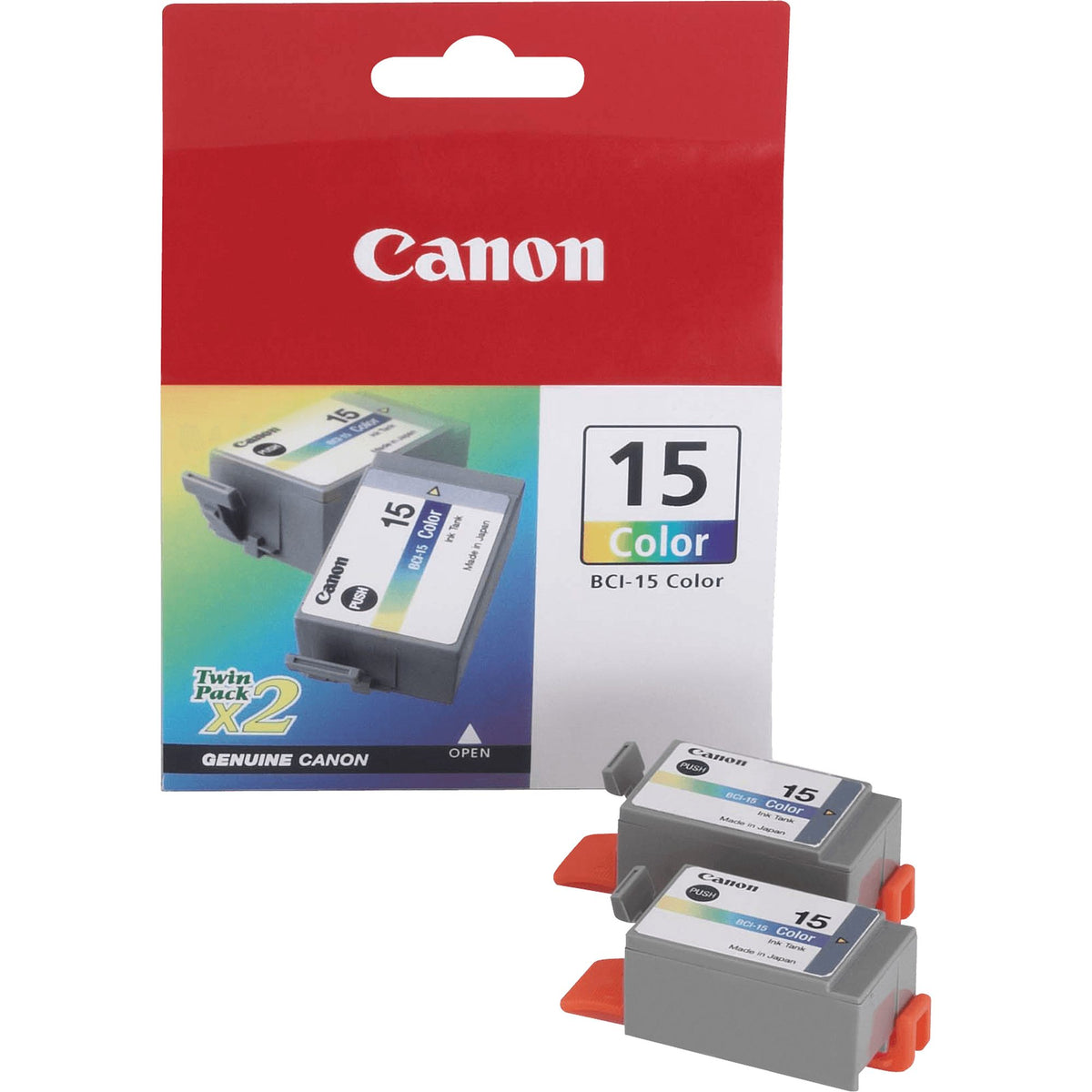 Pack de 2 cartouche CANON 8191A002 BCI-15 - 3 couleurs