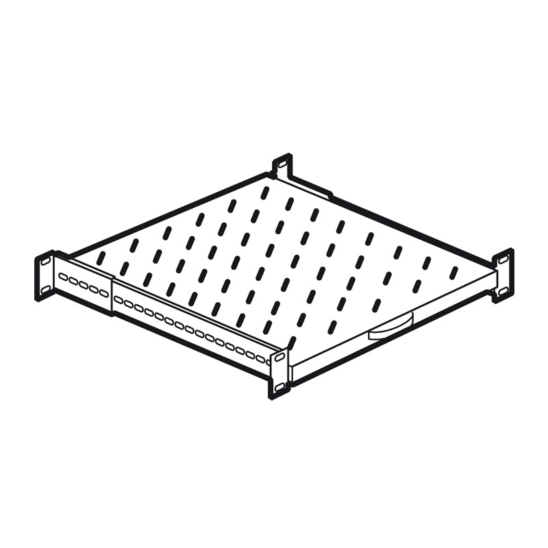 LEGRAND Tablette télescopique 1U prof 825mm sur 4 montants 19pouces baie Linkeo