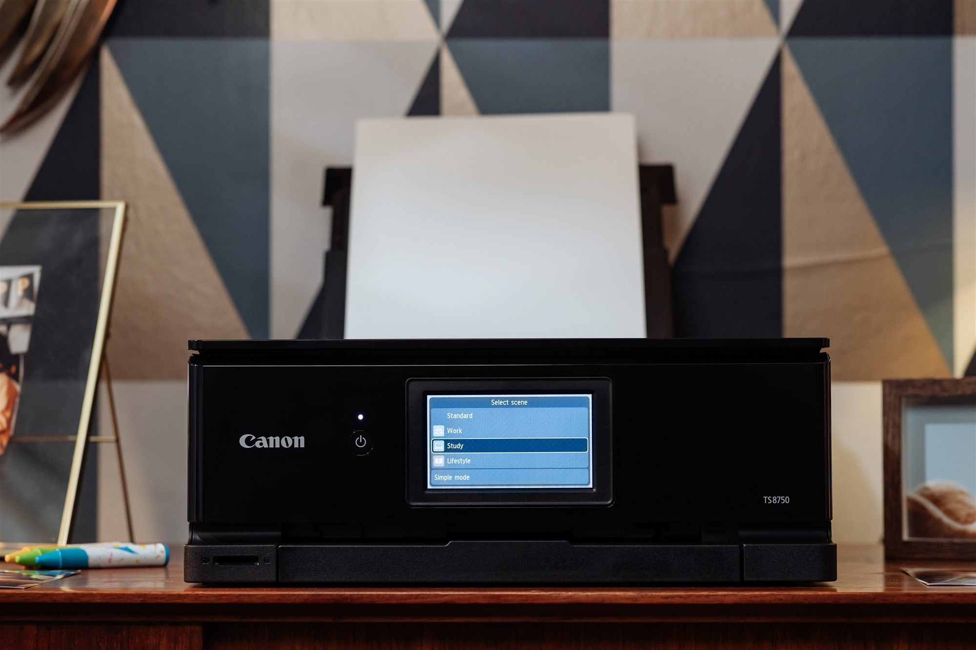 CANON PIXMA TS8750 MFP colour ink-jet A4 15 ipmprint 200 sheets USB 2.0 Wi-Fi black