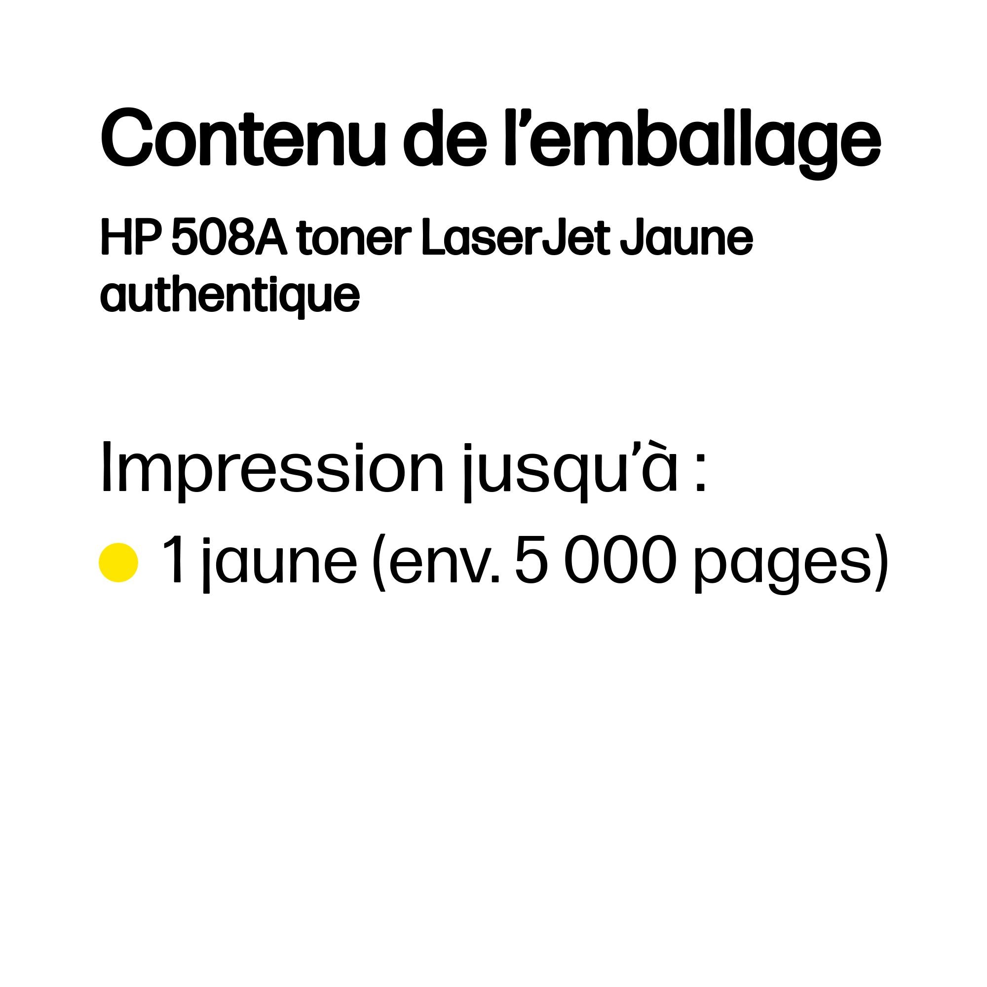 HP 508A original Toner cartridge CF362A yellow 5.000 pages standard capacity