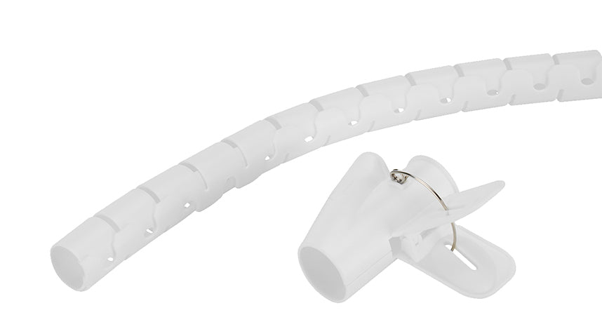 NEOMOUNTS Spiral Cable Wrap 25mm multiple cables white