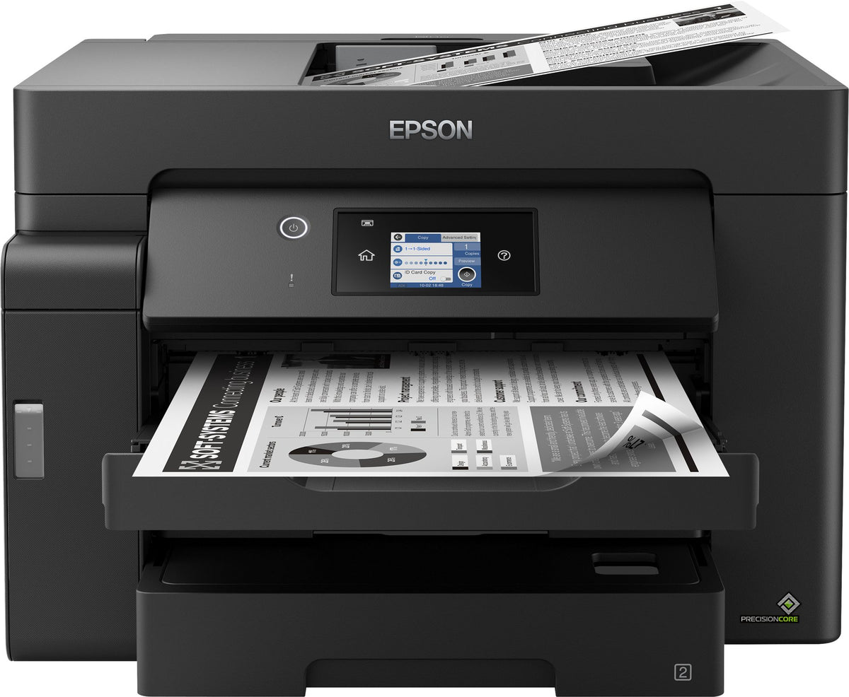 EPSON EcoTank ET-M16600 MFP Mono B/W ink-jet A3 plus 329x483mm A3 25ppm print 550 sheets USB LAN USB host Wi-Fi