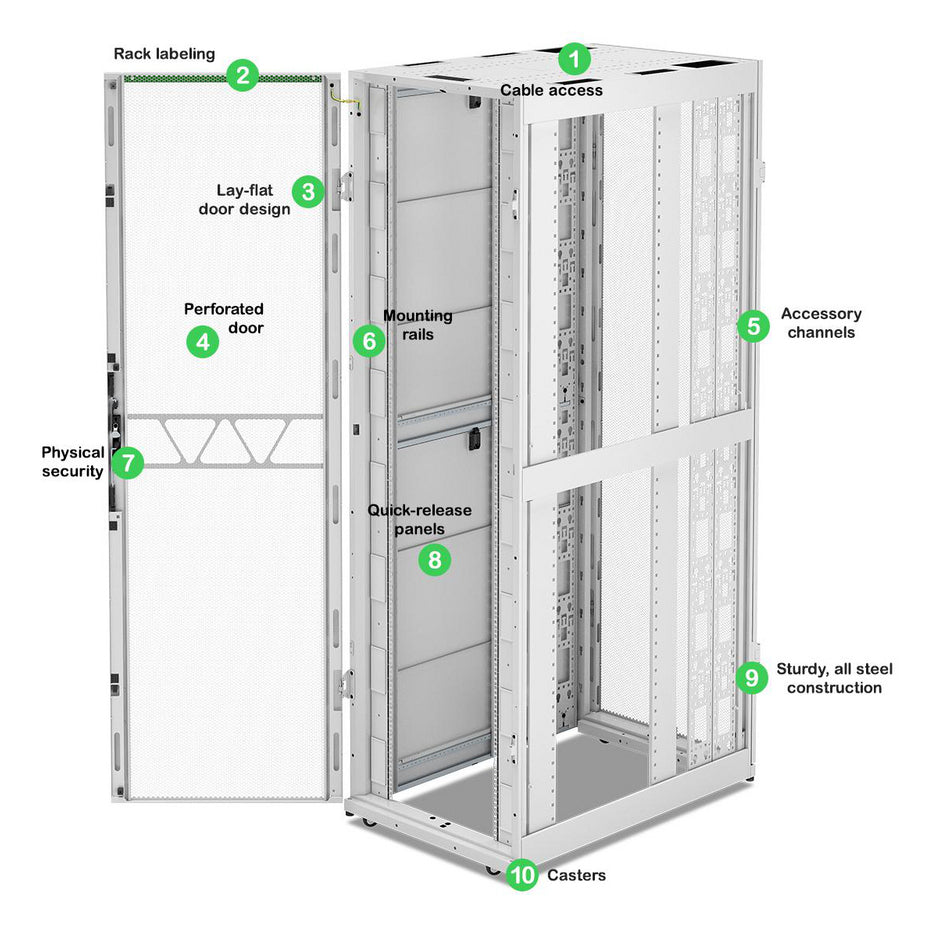 APC NetShelter SX Svr Rack Gen 2 52U 243