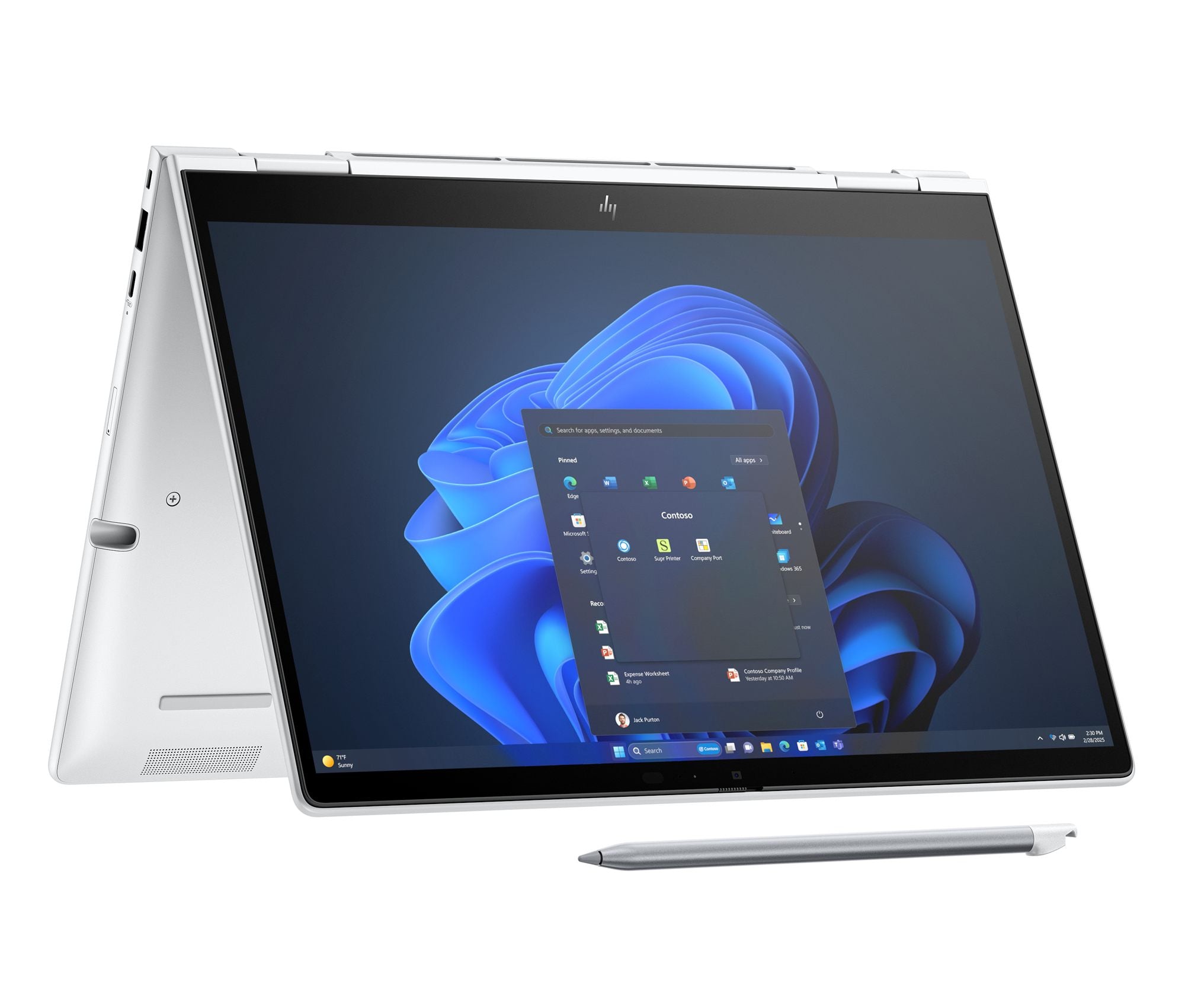 HP EliteBook 8 G1i Flip IA Nouvelle génération Intel Core Ultra 5 225U 13.3p WUXGA 16Go 512Go SSD UMA W11P Copilot + PC 3/3/0