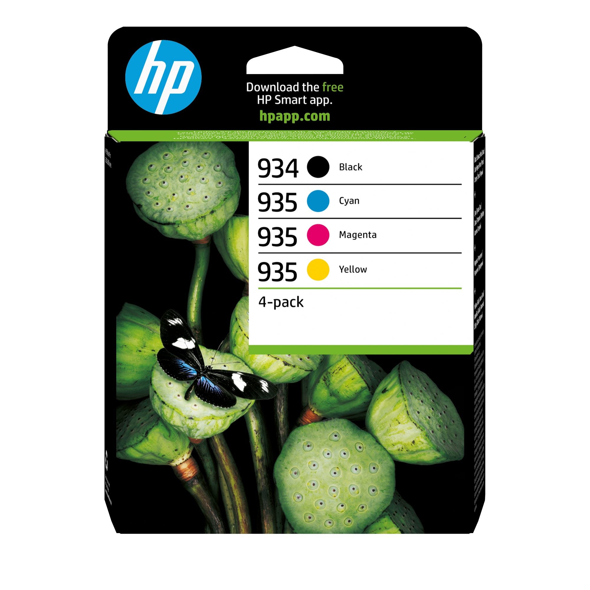 HP 934 Black 935 CMY Ink Cartridge 4-Pack