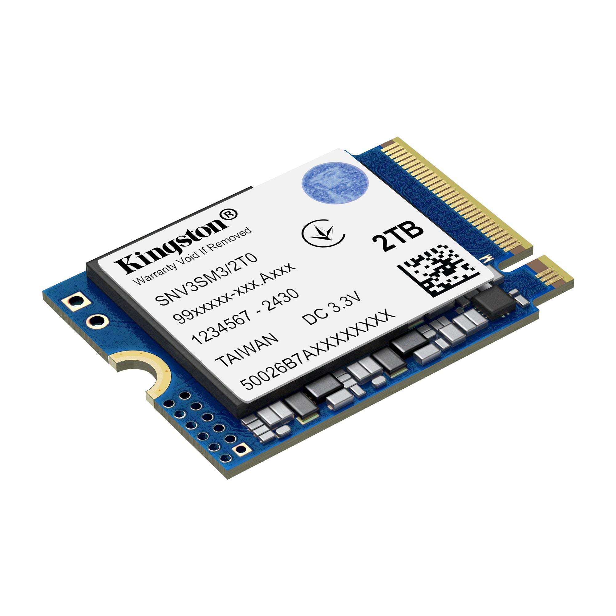 KINGSTON 2000Go NV3 M.2 2230 PCIe 4.0 NVMe SSD