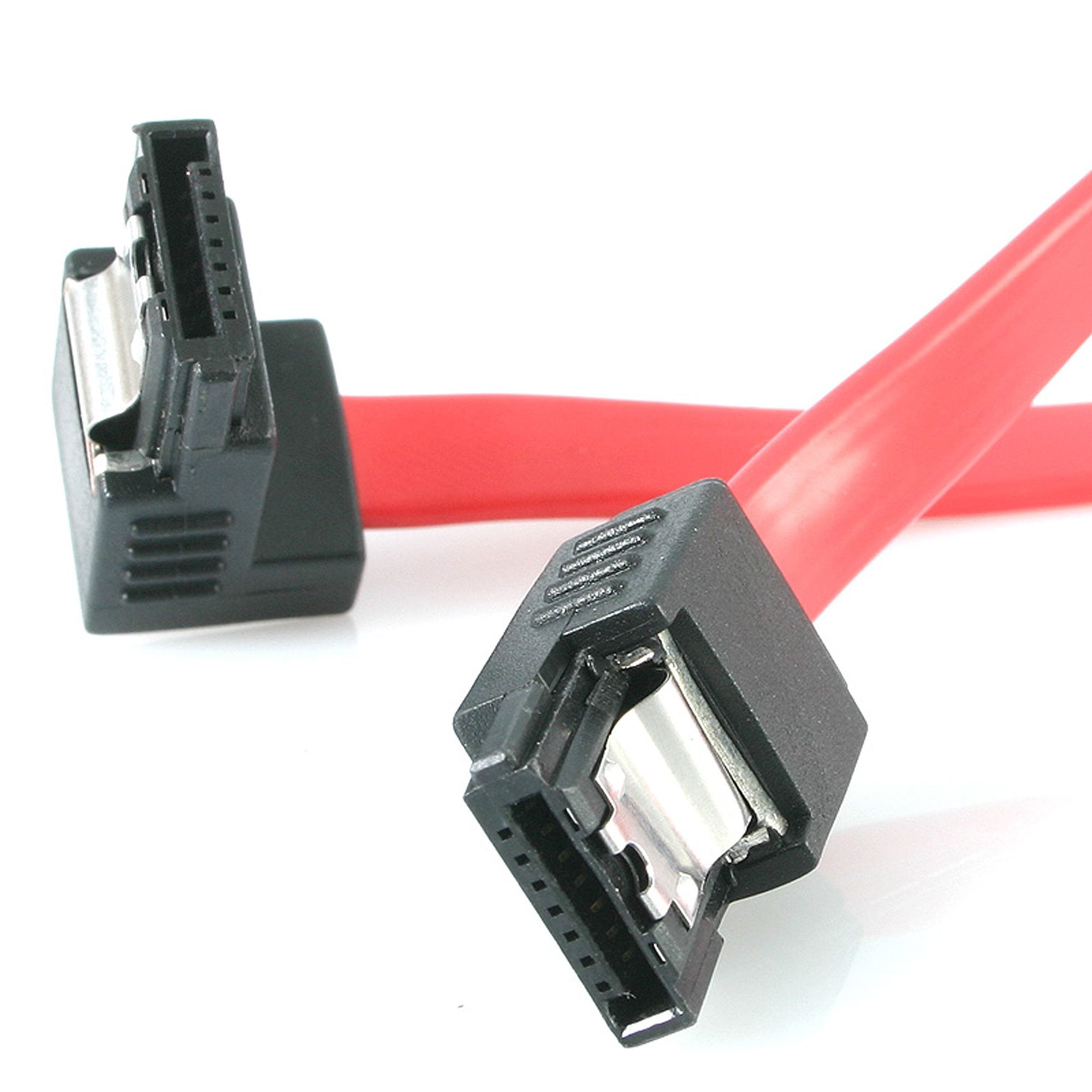 18in Latching SATA to Right Angle SATA S