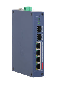 DAHUA- Switch indus. 4 ports PoE (90W), 2 SFP - CHS4206-4ET-