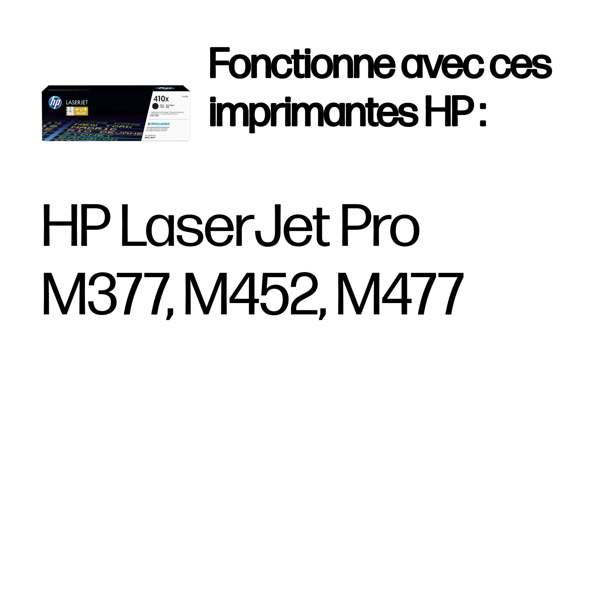 HP 410X original Toner cartridge CF410X black HY