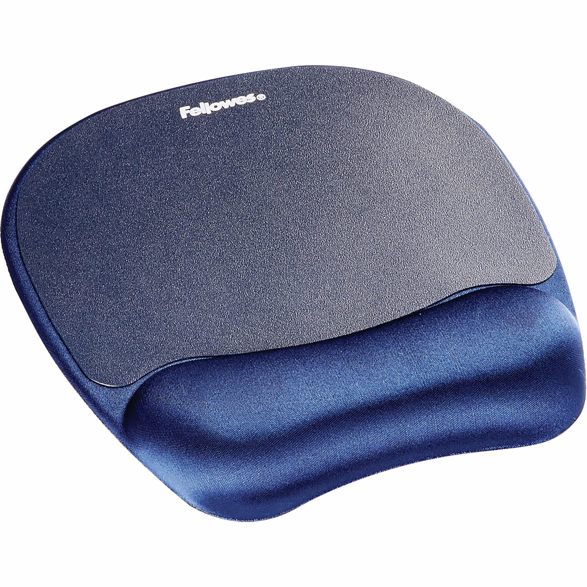 FELLOWES Tapis de souris - Repose-poignets Ergo Mouss - Saphir