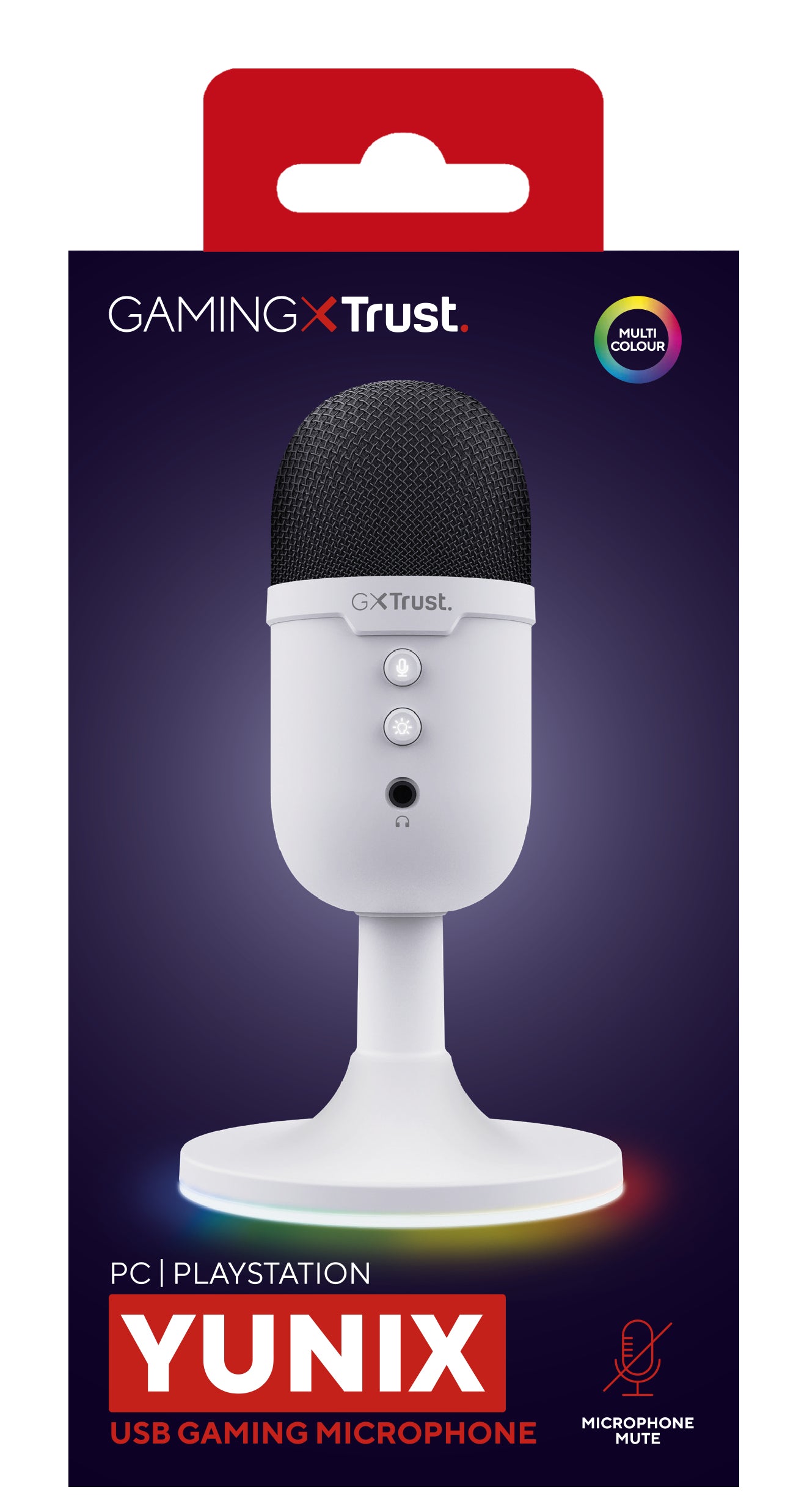 TRUST Microphone streaming YUNIX - White