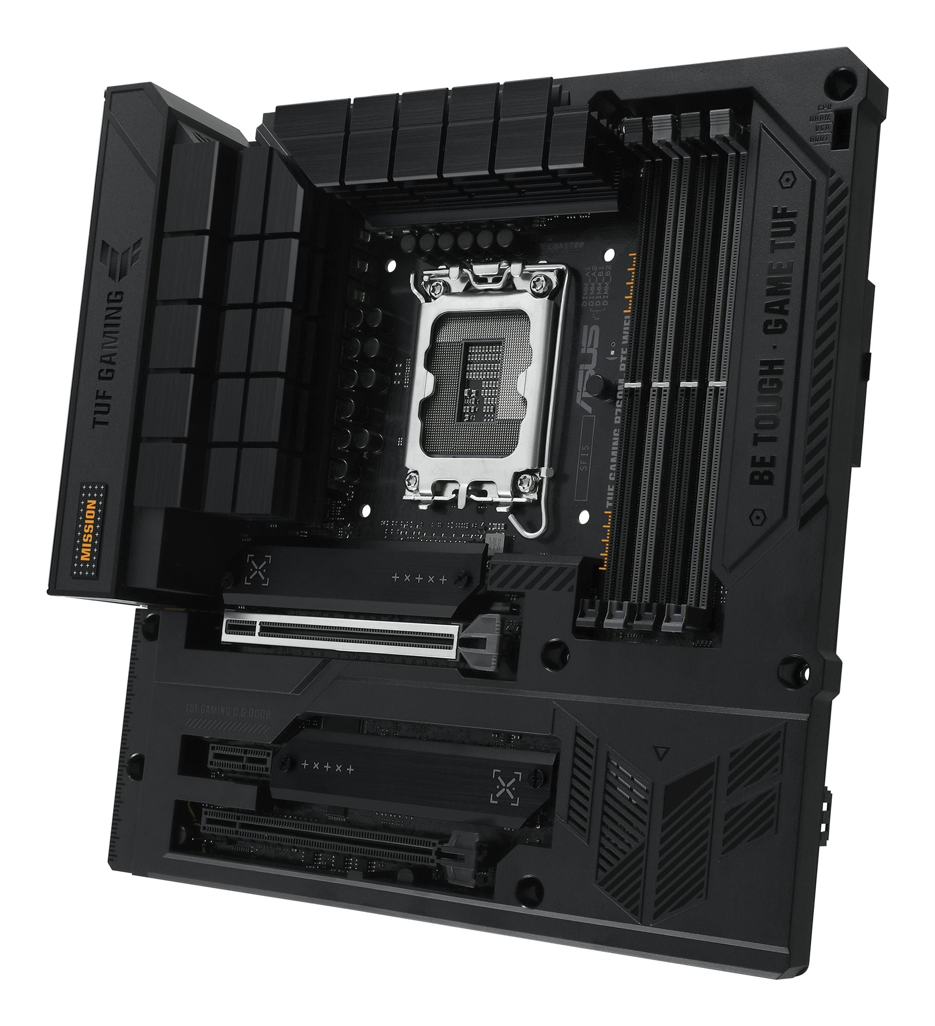 ASUS TUF GAMING B760M-BTF WIFI LGA 1700 4DDR5 microATX 4xSATA MB 1xHDMI 2.1 1xDP 1.4 3xM.2