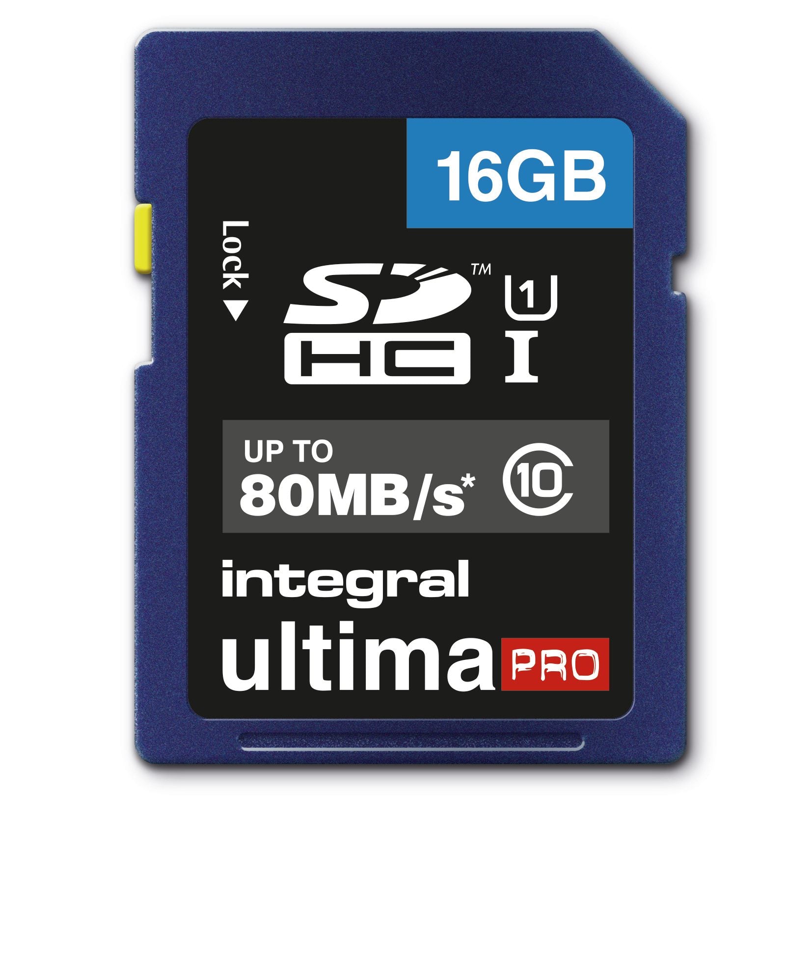 SDHC 16GB CLASS 10 - 80MB/s.