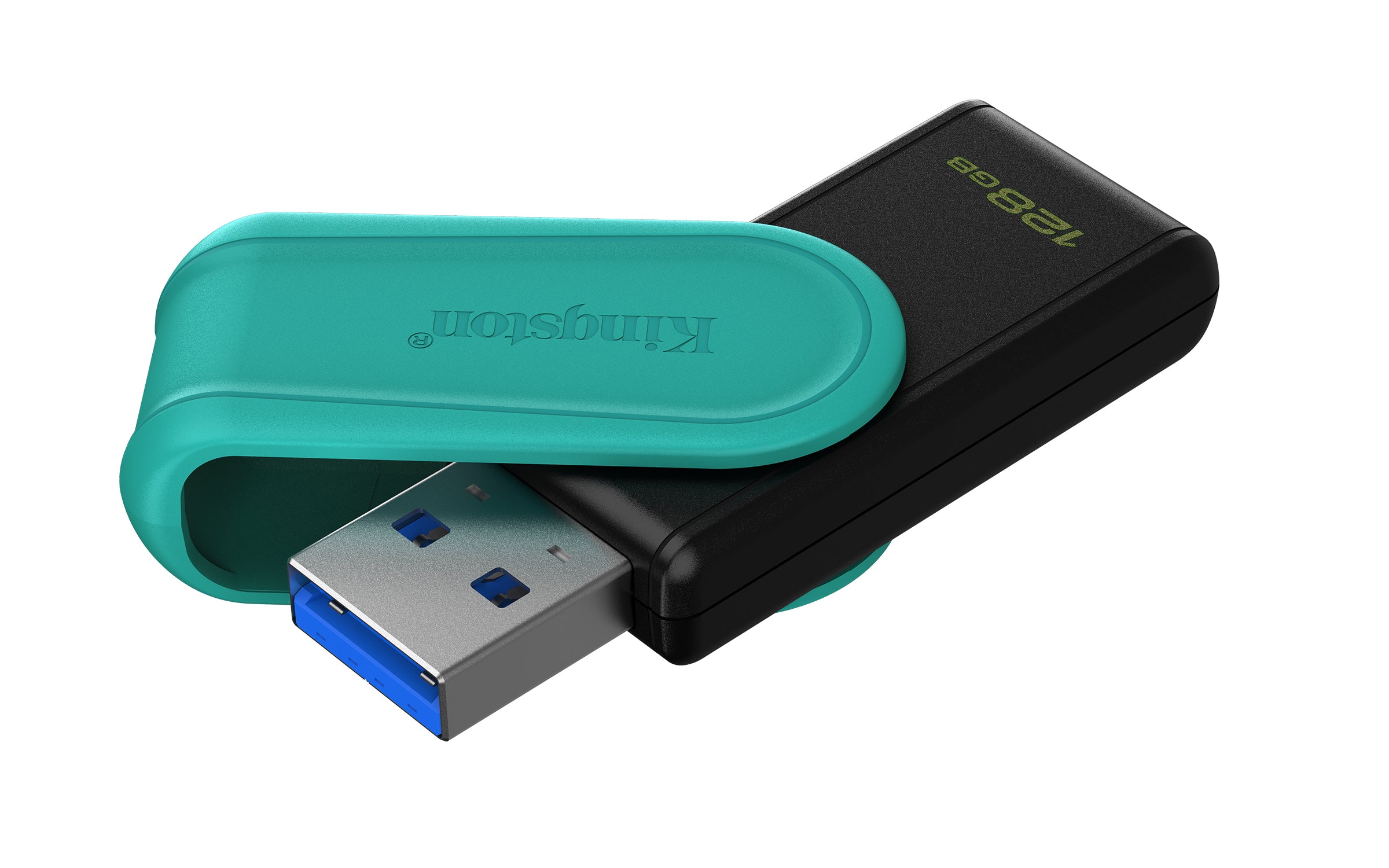 KINGSTON 128Go Portable USB 3.2 Gen 1 DataTraveler Exodia S Black/Turquoise