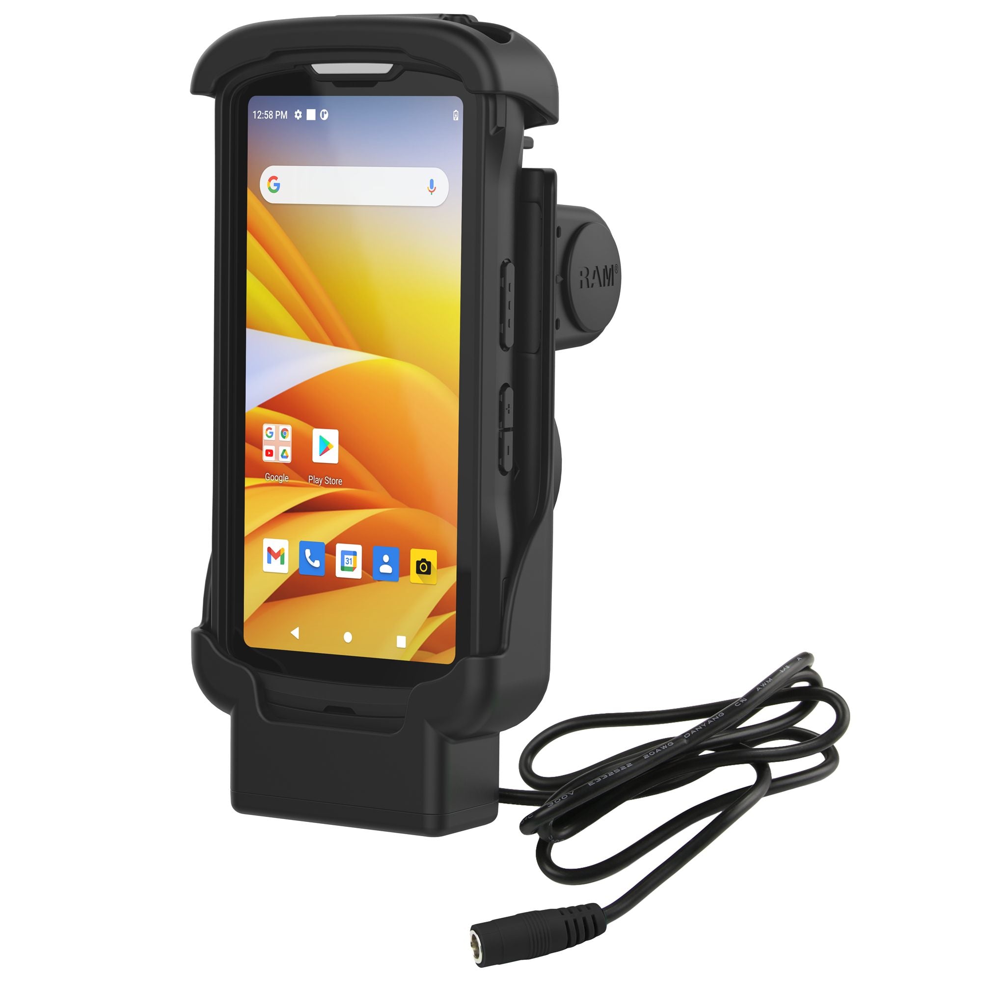 Zebra 3PTY-RAM-HOL-ZE17-2U chargeur d'appareils mobiles Ordinateur portable Noir Intérieure