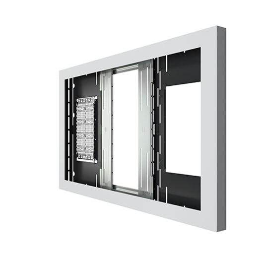 Chief IMPACT ON-WALL KIOSK - 40in LANDSCAPE, WHITE
