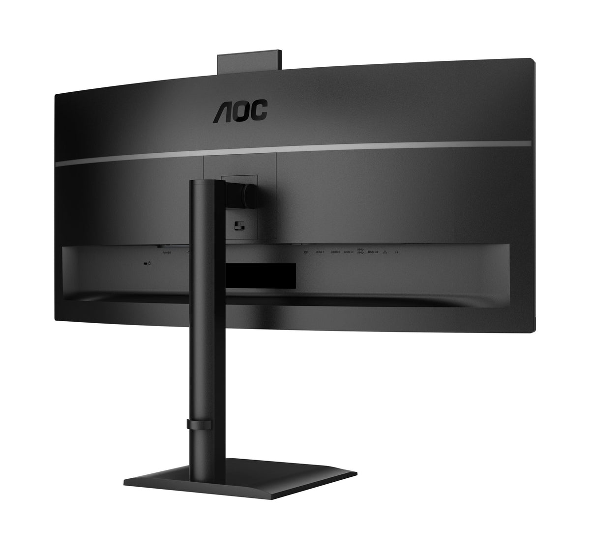 AOC CU34E4CW 34p 3440x1440 120HZ VA CURVED H/A 180 MM USB-C DOCKING TUV EyeComfort Hardware USB HUB DP HDMI