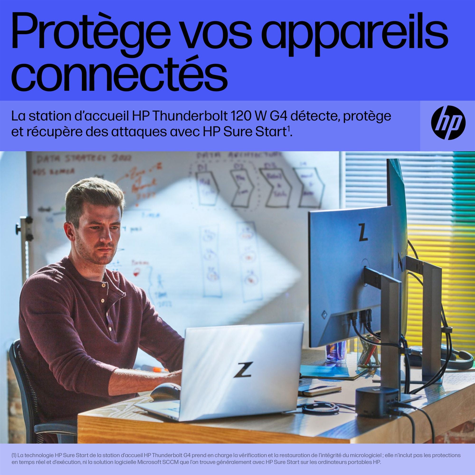 HP Thunderbolt 120W G4 Dock Avec fil Thunderbolt 4 Noir