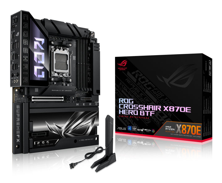 ASUS AMD X870E AM5 Socket ATX motherboard 4xDDR5 1xHDMI 2.1 5xM.2 4xSATA