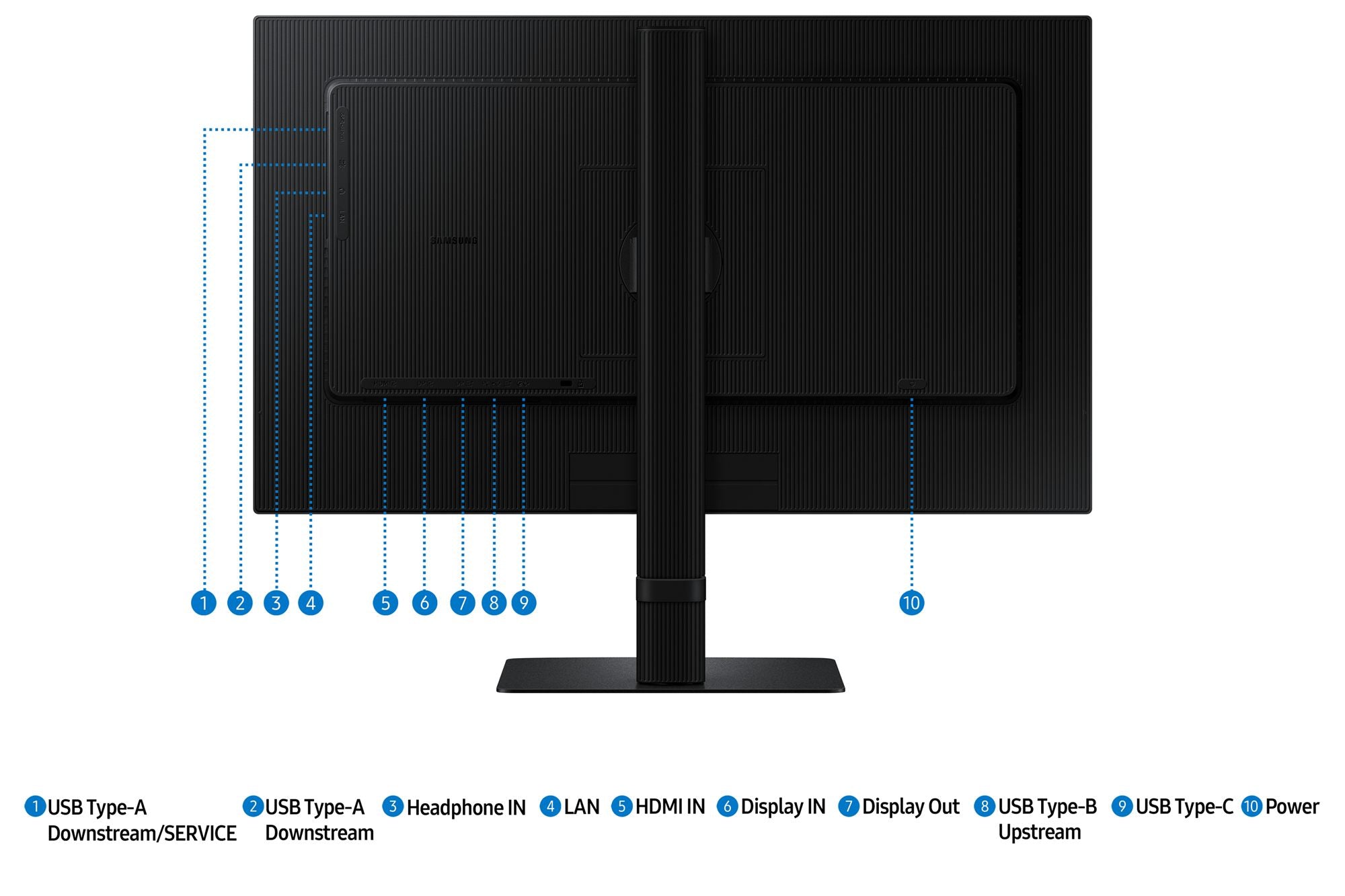 "Samsung S60UD écran plat de PC 61 cm (24"") 2560 x 1440 pixels Quad HD LCD Noir"