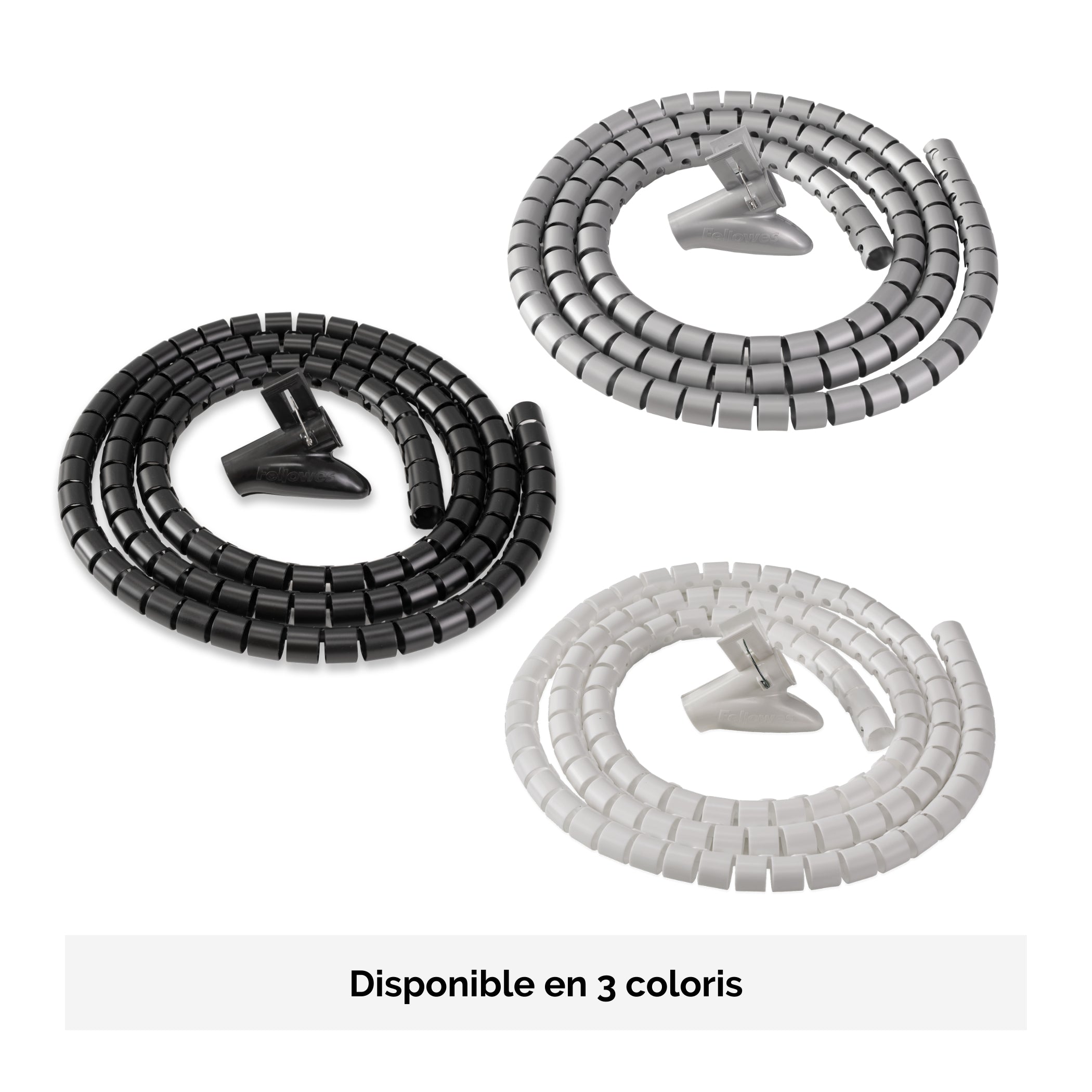 FELLOWES CableZip™ - Rassembleur de câbles - Noir