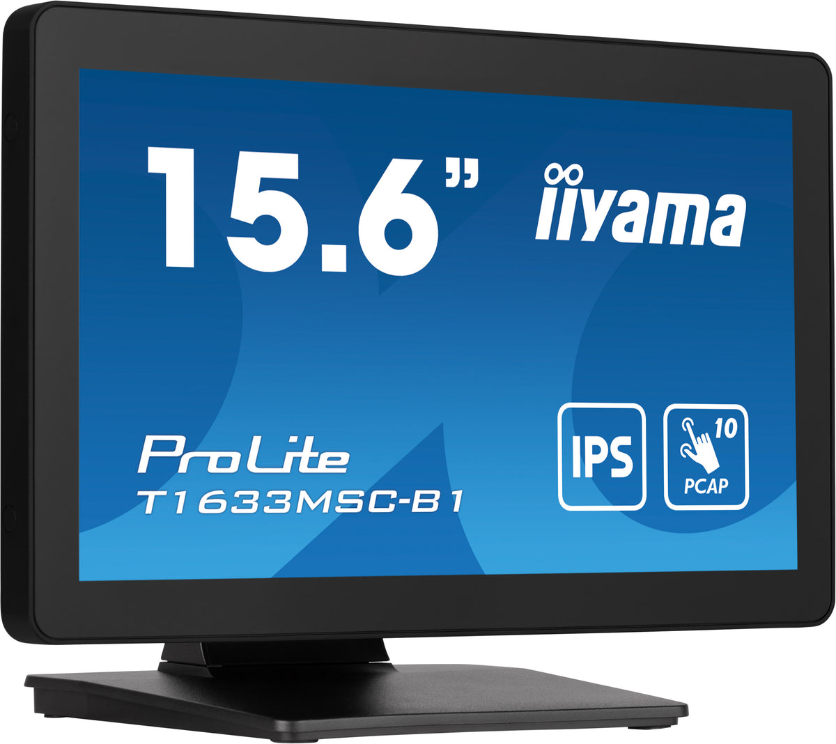 "iiyama ProLite T1633MSC-B1 écran plat de PC 39,6 cm (15.6"") 1920 x 1080 pixels Full HD LCD Écran tactile Noir"
