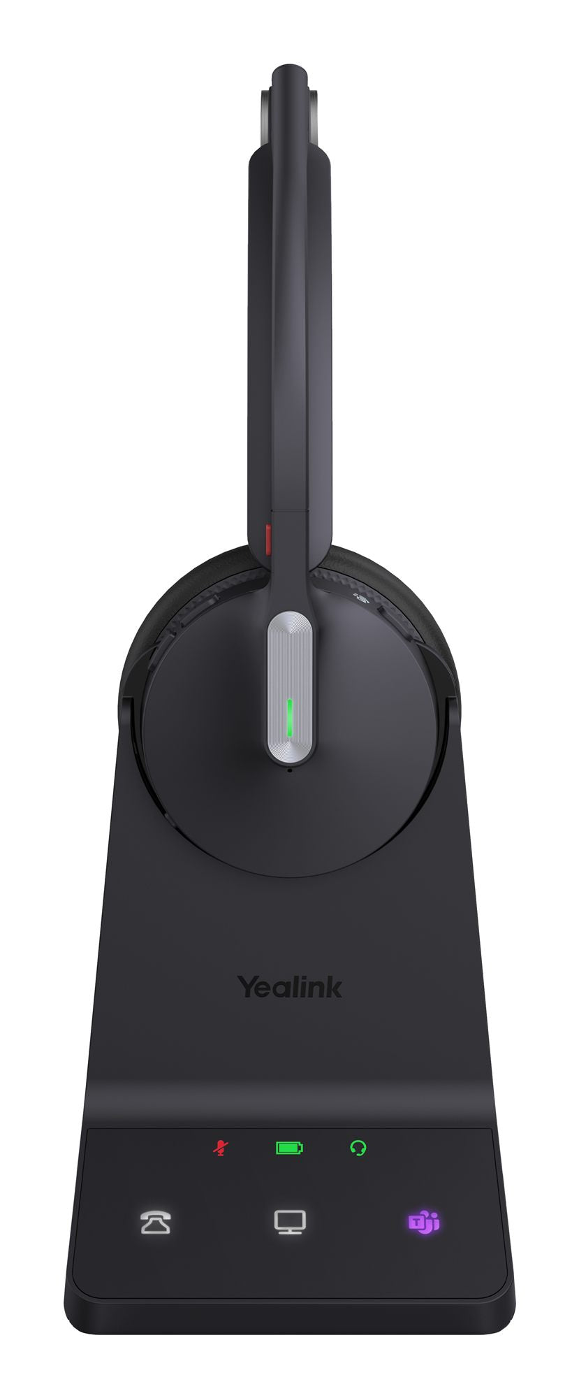 Yealink WH64 Mono Teams Sans fil Arceau Bureau/Centre d'appels USB Type-C Bluetooth Noir