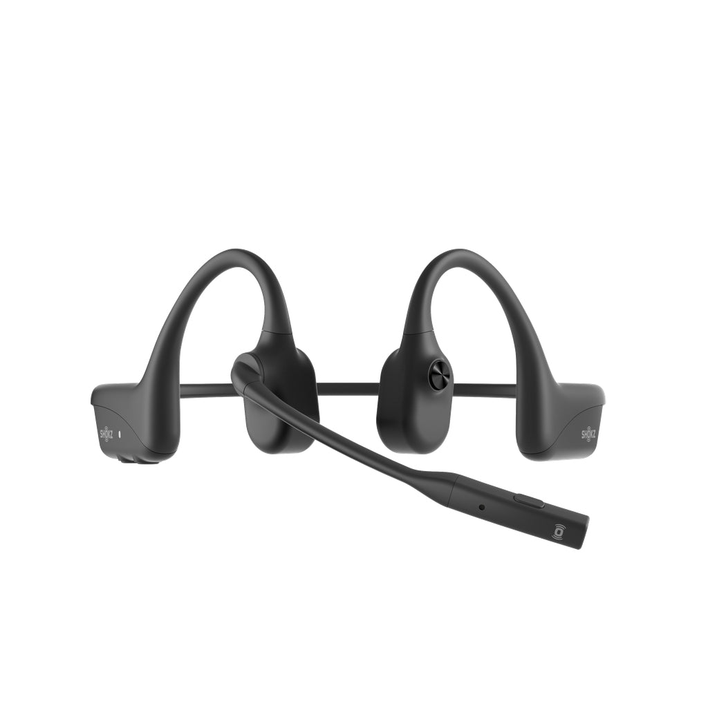 SHOKZ Casque sans-fil à conduction osseuse OpenComm2 - Noir
