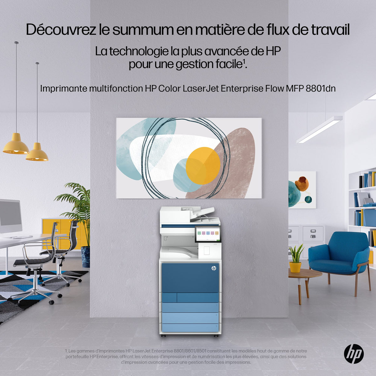HP Clr LaserJet Ent MFP 8801dn Prntr EU