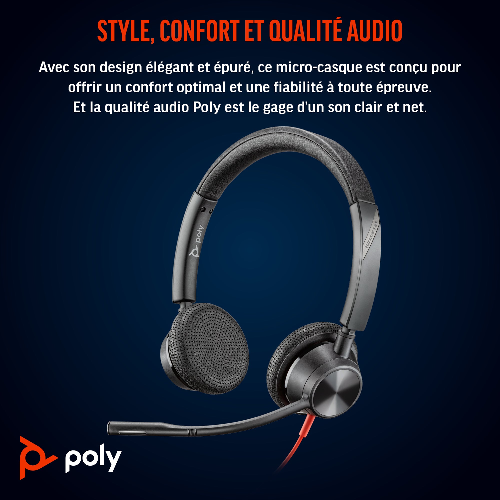 Poly BW 3325 -M USB-C HS+USB-C/A