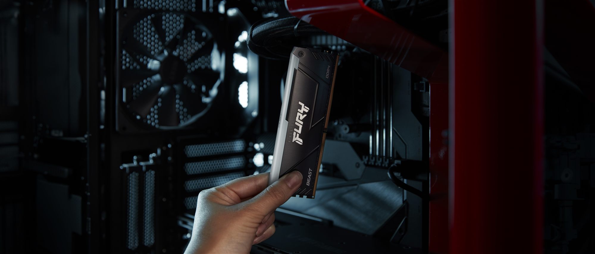 KINGSTON 32Go 3200MT/s DDR4 CL16 DIMM Kit of 2 FURY Beast RGB
