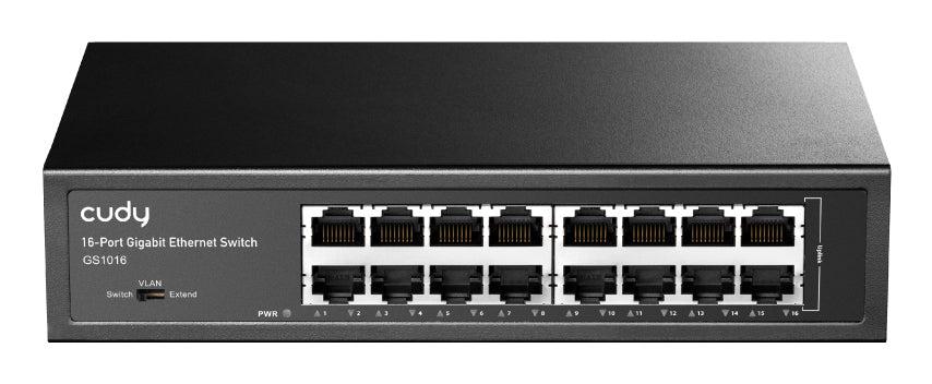 Cudy GS1016 commutateur réseau Non-géré Gigabit Ethernet (10/100/1000) Noir