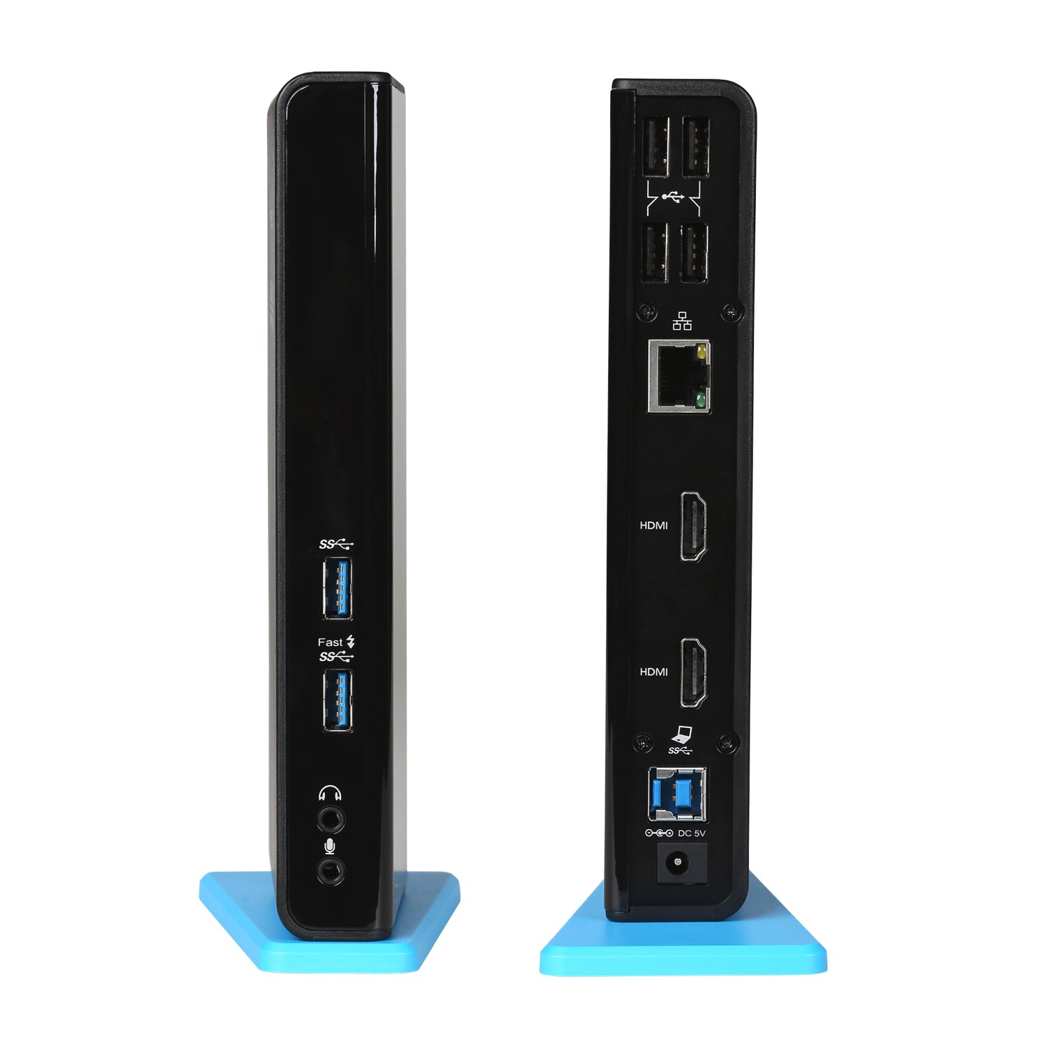 I-TEC USB 3.0/USB-C Dual HDMI Docking Station 2xHDMI 1xGLAN 2xUSB 3.0 4xUSB 2.0 1xAudio 1xMic
