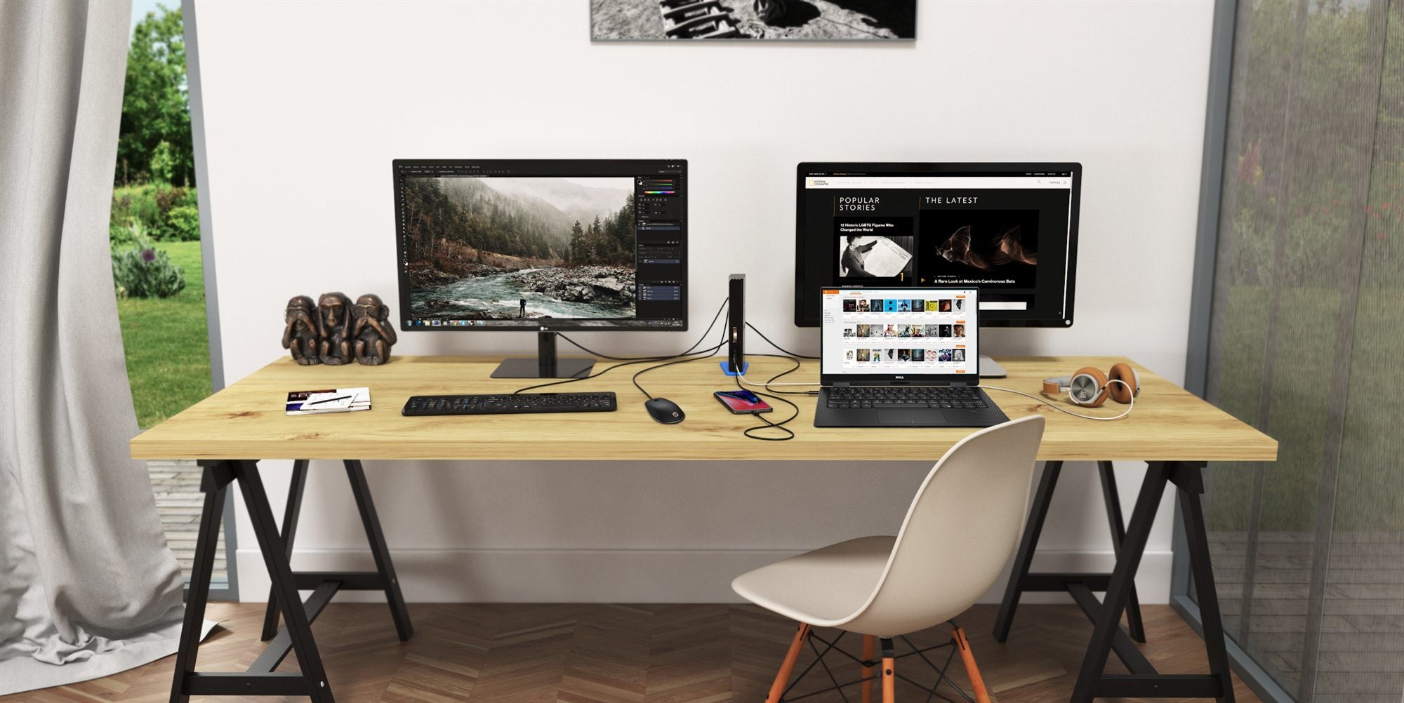 I-TEC USB 3.0/USB-C Dual HDMI Docking Station 2xHDMI 1xGLAN 2xUSB 3.0 4xUSB 2.0 1xAudio 1xMic