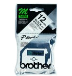 BROTHER MK231BZ cassette de bande noir sur blanc 12mm non stratifié pour P-touch 60 65 75 80 85 110