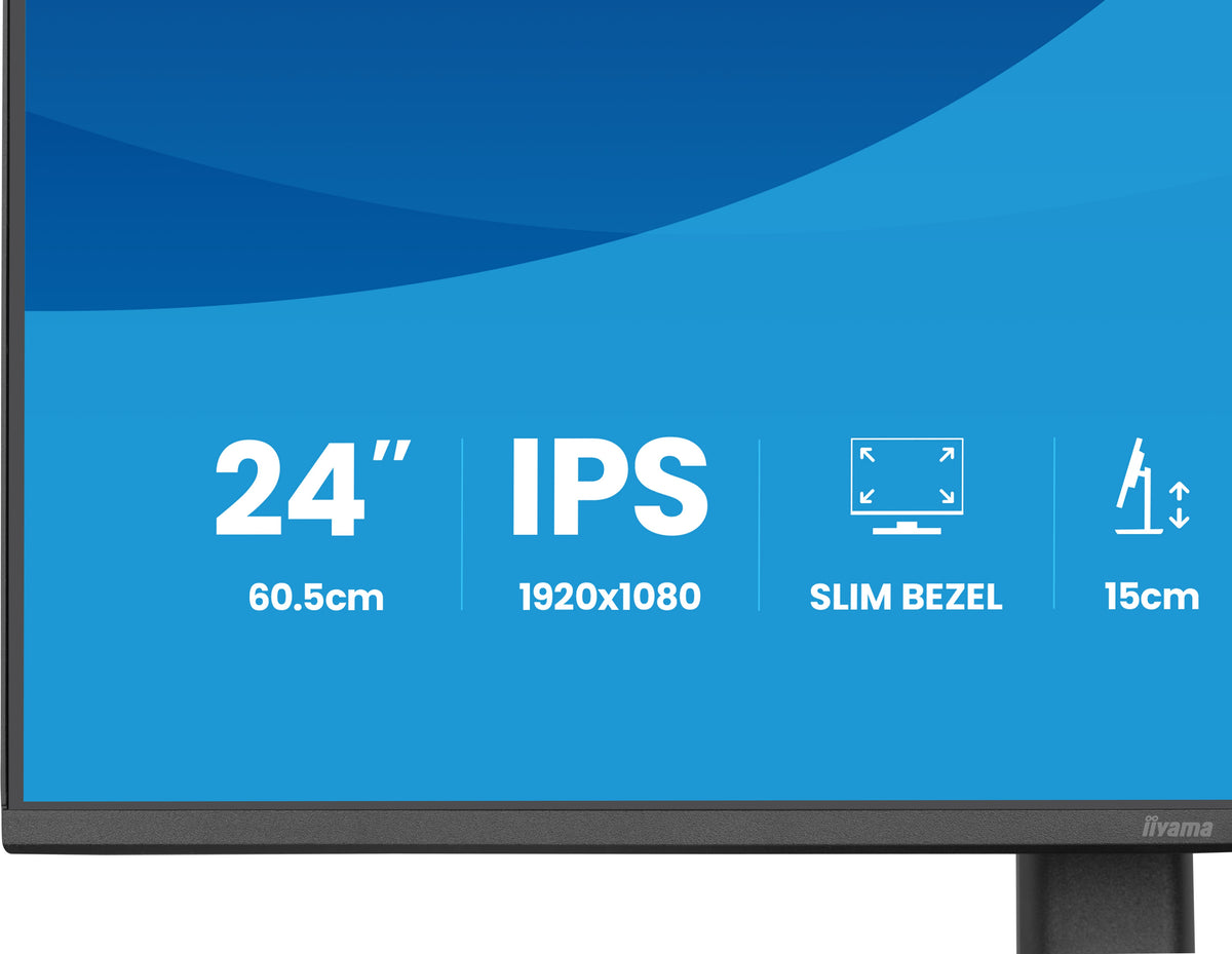 XB2493HSU-B1 24" FHD IPS BLACK