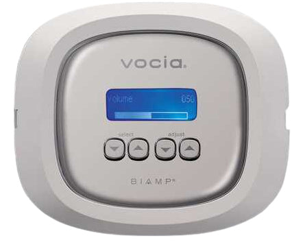 Biamp Vocia Wall-Mounted Networked PoE BGM Control Panel