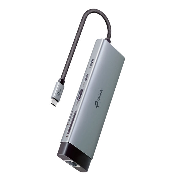 TP-LINK USB Type-C 9-Port Hub 1x USB-C Connector 1x HDMI 4K 60Hz Port 1x USB-C PD 100W Port 1x RJ45 1000Mbps Port