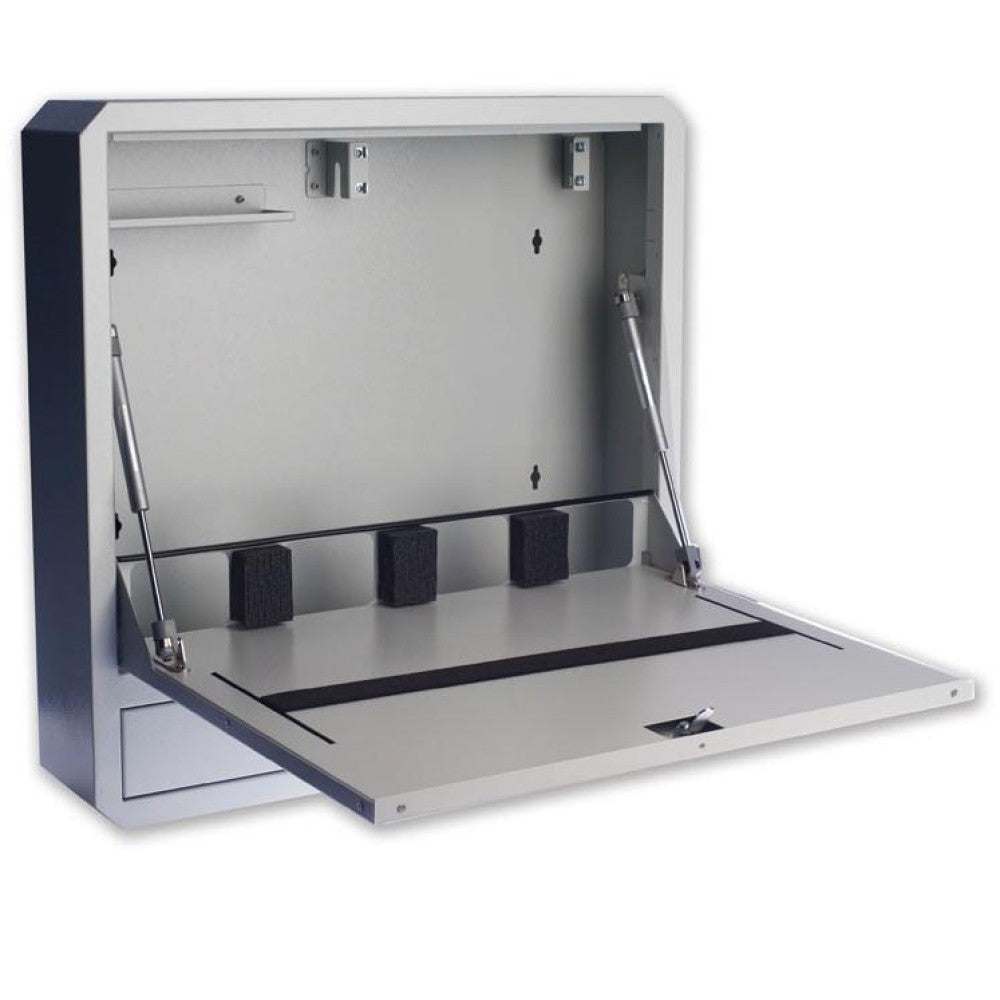 "Techly ICRLIM01 Armoire murale pour ordinateur portable 19"" anti-vol avec étagere grise"