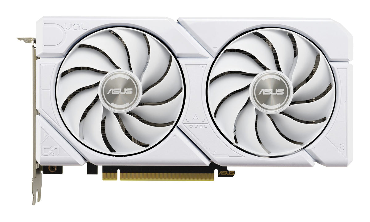 ASUS DUAL-RTX4070S-O12G-EVO-WHITE RTX 4070 SUPER OC 12Go GDDR6X 1xHDMI 2.1a 3xDP 1.4a