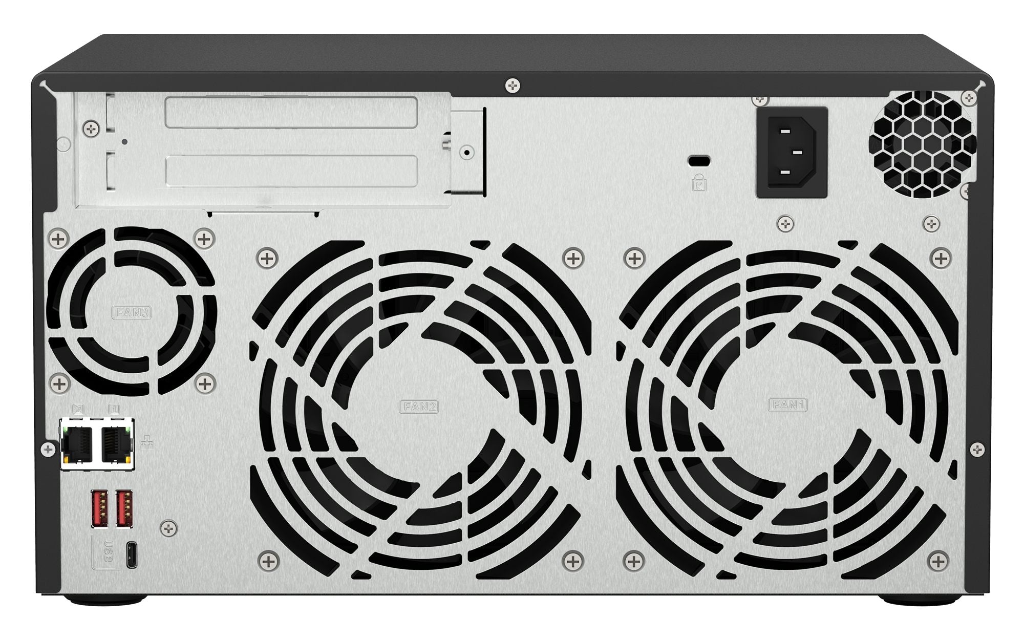 Desktop 8Bay NAS 8GB RAM 2x2.5Gbe Black