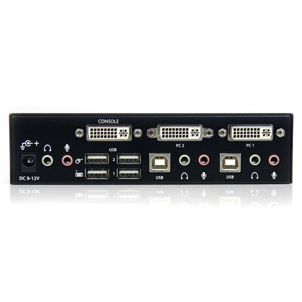 2 Port High Res USB DVI Audio KVM Switch