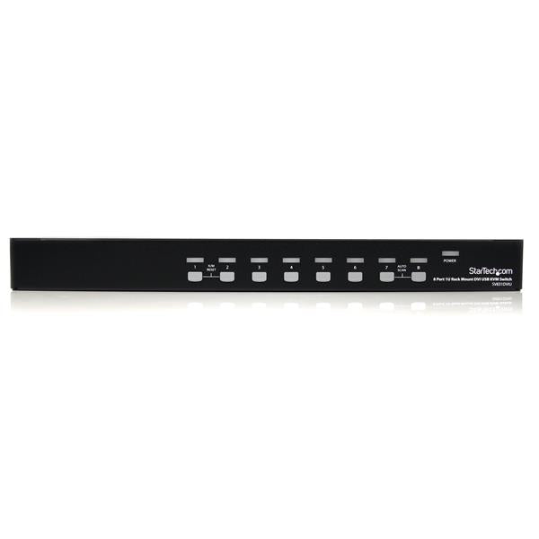 8 Port 1U Rackmount DVI USB KVM Switch
