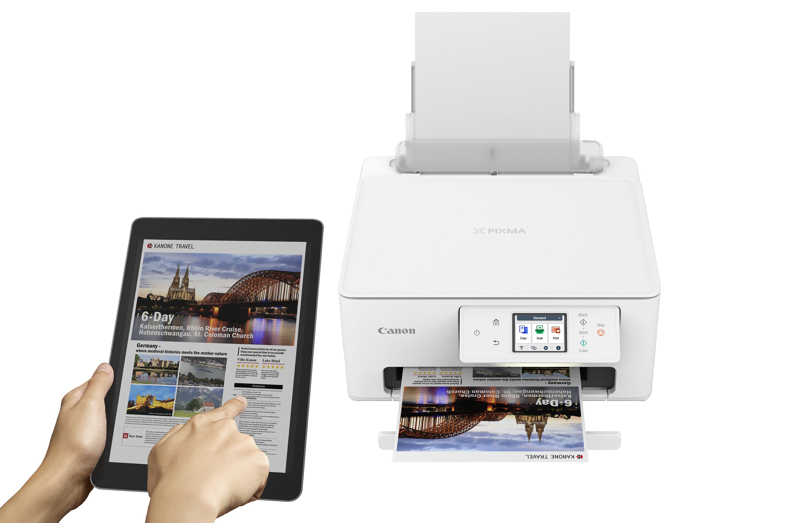 CANON PIXMA TS7650i MFP colour inkjet A4 15ipm Print 200sheets USB Wi-Fi