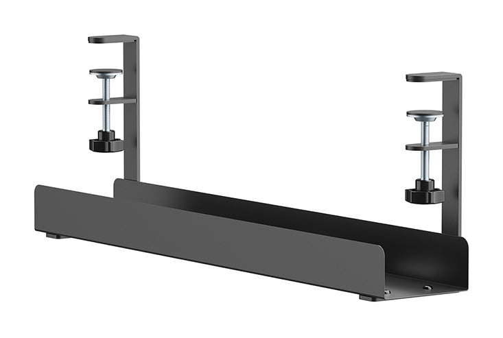 NEOMOUNTS Cable Management Tray max 5kg. clamp-on design universal black