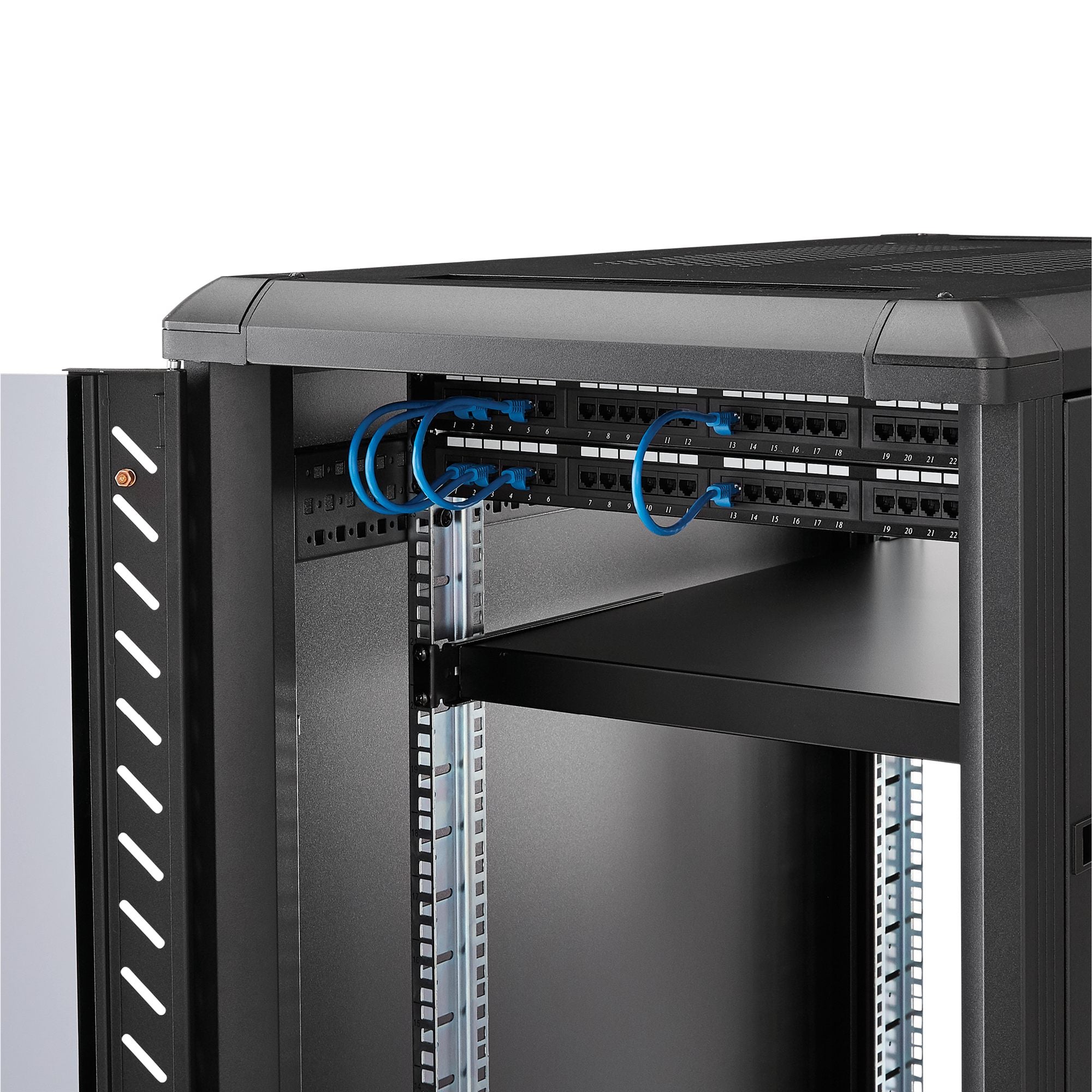 1U Adjustable Depth Rack Mount Shelf