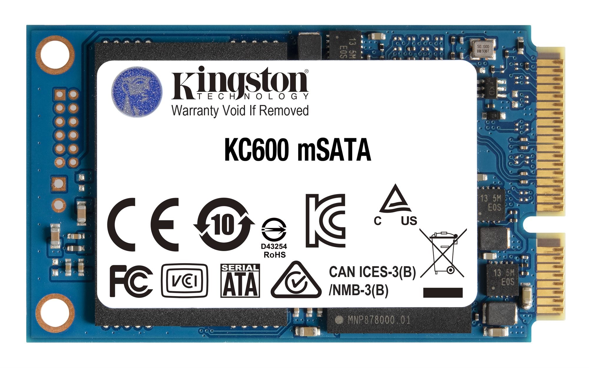 KINGSTON KC600 1024Go SATA3 mSATA SSD